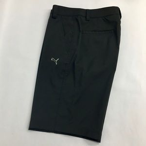Puma Golf Tech Flat Front Shorts 30W Black